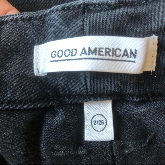 Good American Good Classic Jeans Black 114 Size 2 - Picture 2 of 12